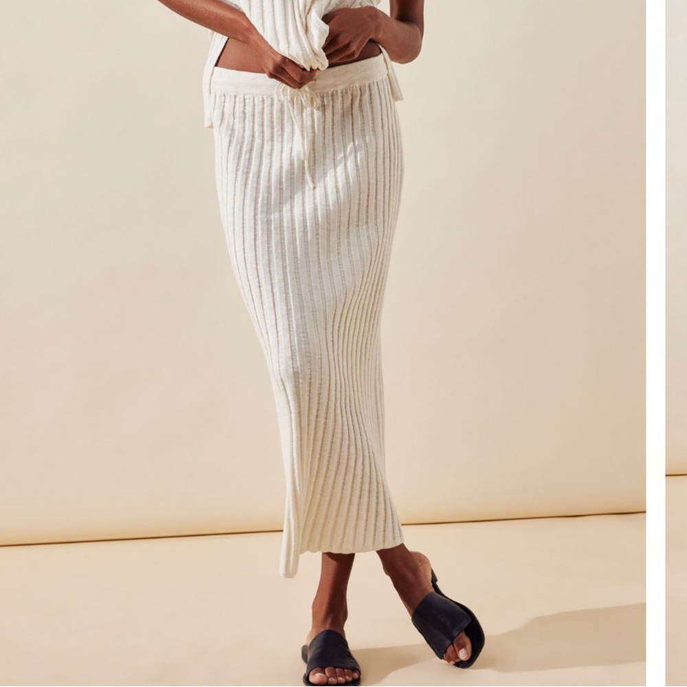 Free people Midi Skirt Ivory